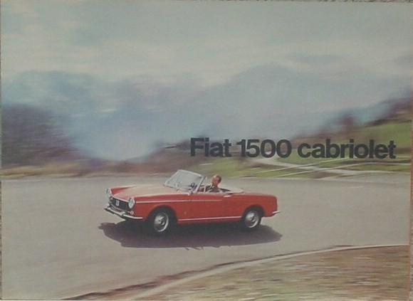 FIAT 1500 CABRIOLET セールスカタログ_画像1