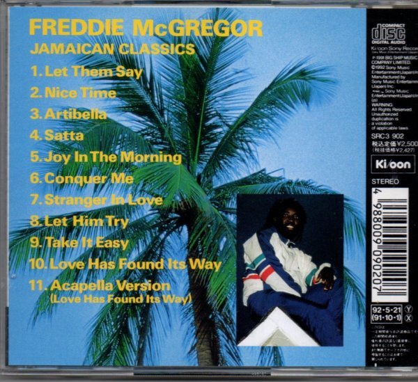 国内CD初回盤レゲエFreddie McGregorフレディ・マクレガーJamaican ClassicsジャマイカンクラシックスREGGAEルーツDANCE HALLダンスホール_画像2