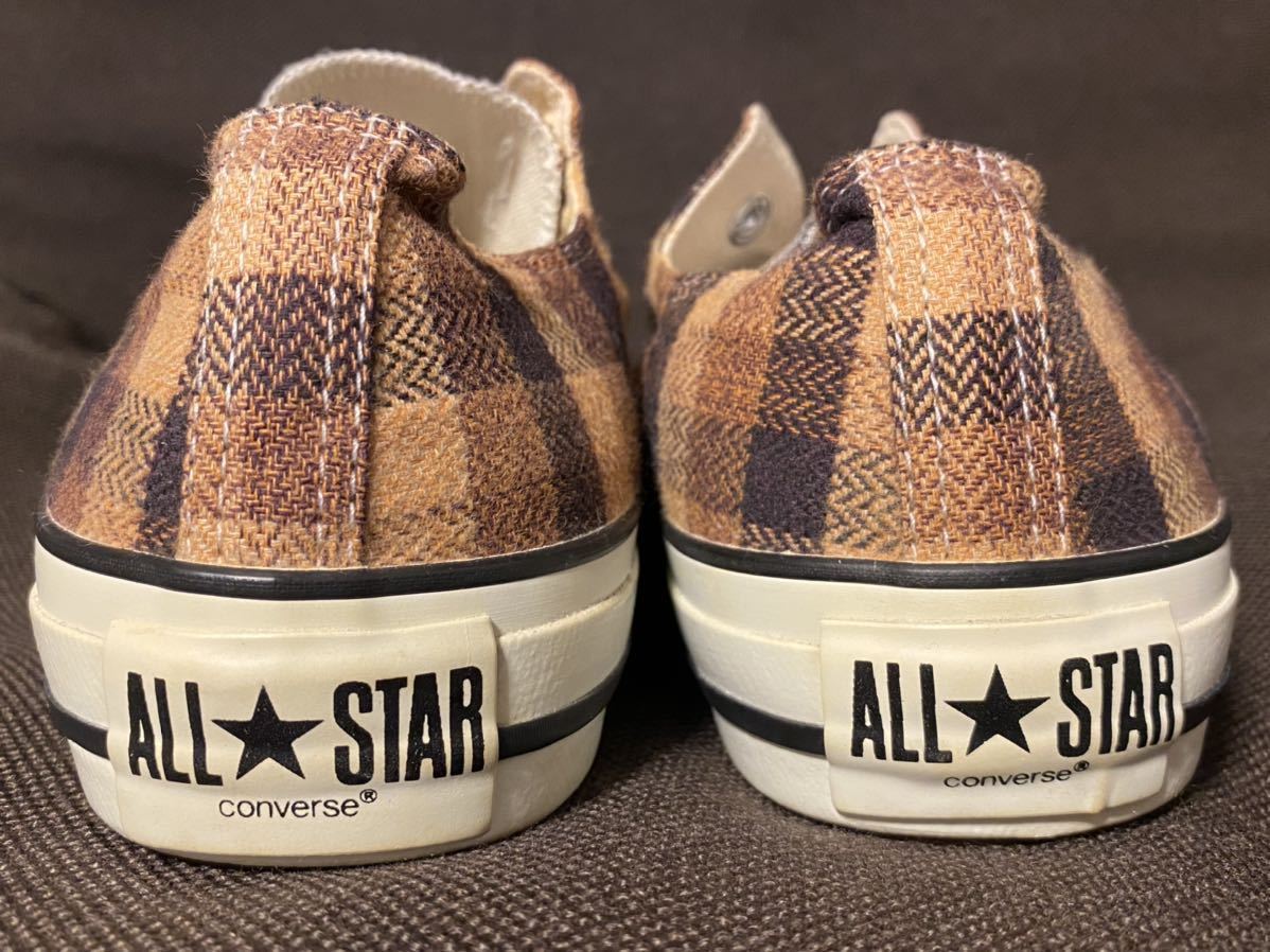 [ free shipping ] Converse made in Japan all Star check pattern US6.5 25cm unused goods 