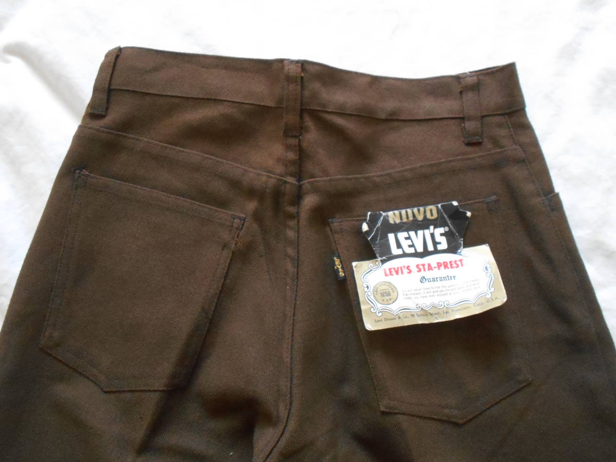 ビンテージ Levi's Sta-Prest Big E 6544C W29L32 デッドストック70