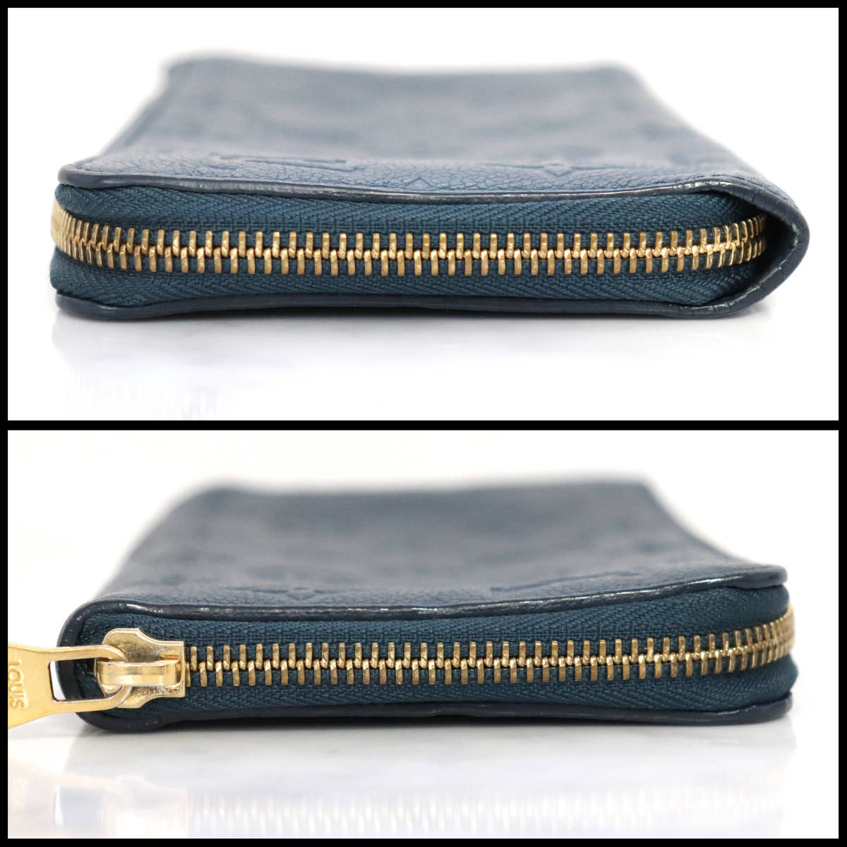 LOUIS VUITTON ルイヴィトン M93435 モノグラム・アンプラント ポルトフォイユ・スクレット・ロン 長財布 アンフィニ ダークネイビー 5