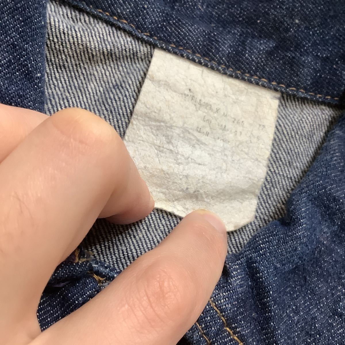 J37、ビンテージホンダ刺繍デニムジャケット古着アメカジUSA製アメリカ