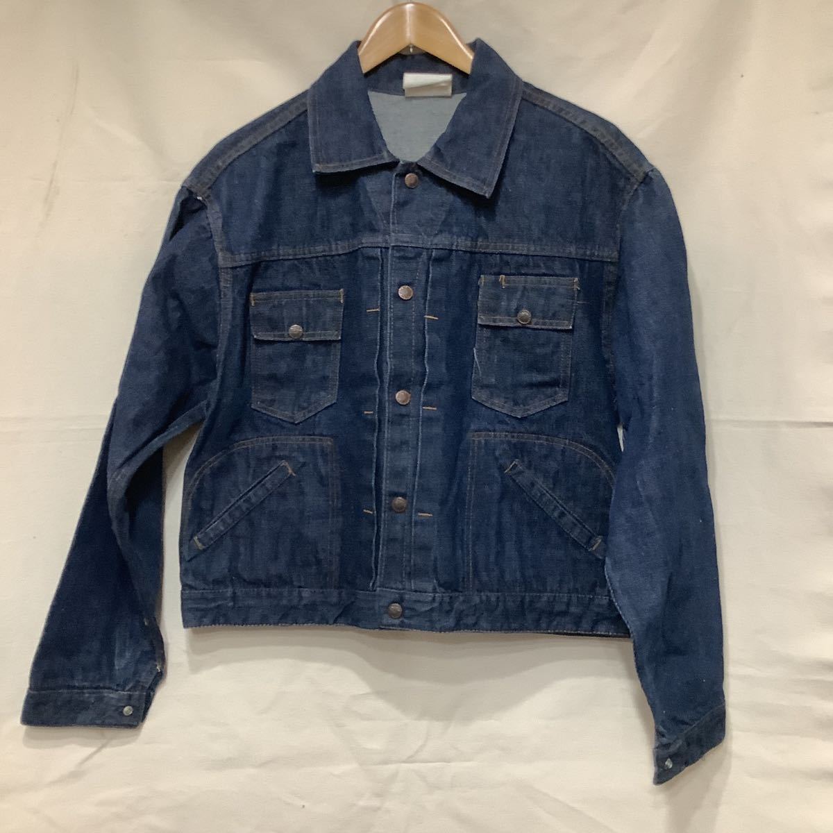 J37、ビンテージホンダ刺繍デニムジャケット古着アメカジUSA製アメリカ
