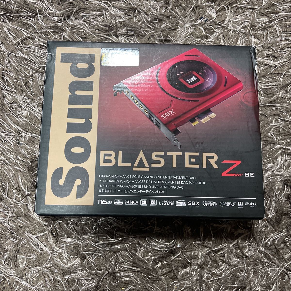 新品未開封品 Creative Sound Blaster Z SE 24bit/192kHz ハイレゾ対応 内蔵型サウンドカード SB-ZSEの画像1