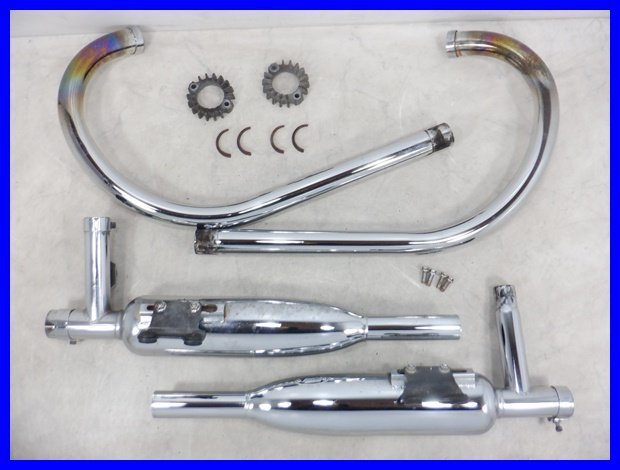 あなたにおすすめの商品 !☆キ505 140 動画有 DAYTONA サイレンサー マフラー ① EJ650A W650 マフラー本体(社外)