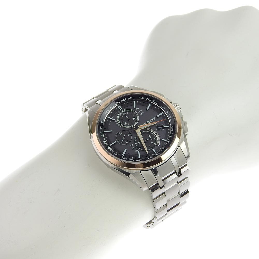 本物保証】 箱・保付 美品 シチズン CITIZEN アテッサ メンズ エコ