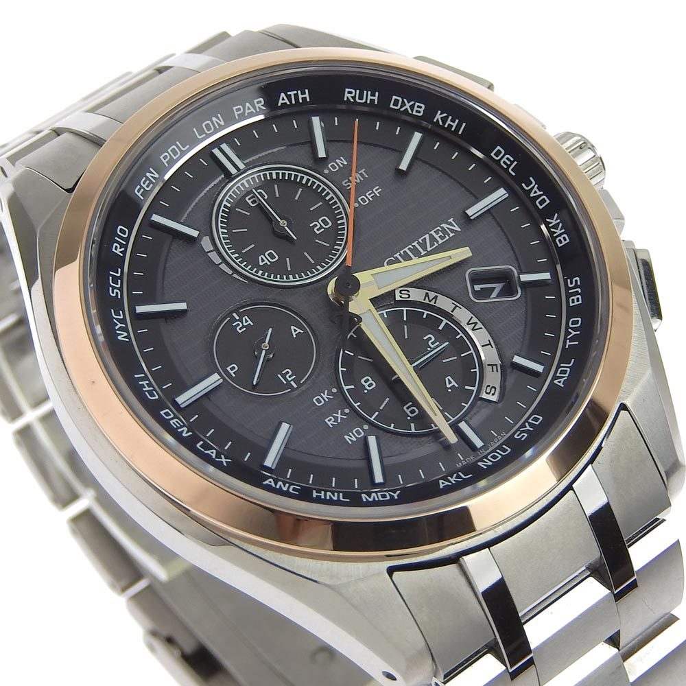本物保証】 箱・保付 美品 シチズン CITIZEN アテッサ メンズ エコ