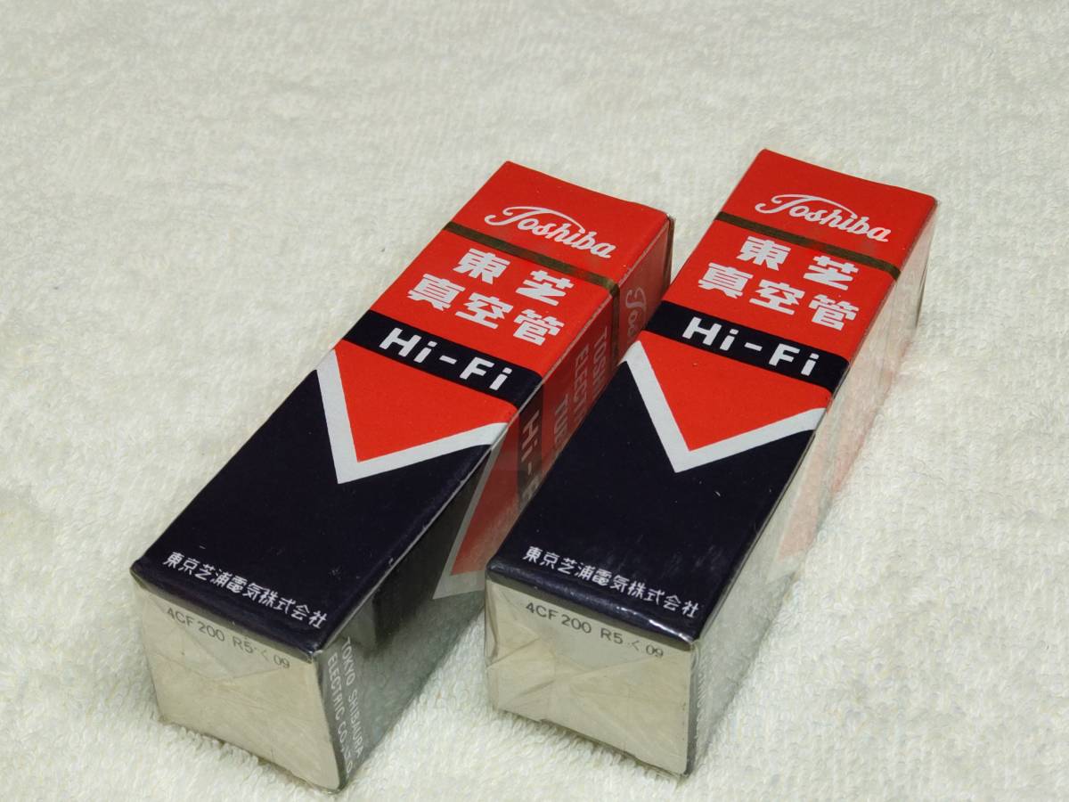 ☆ビンテージ管、未開封NOS ペア箱入☆東芝真空管 6GW8(ECL86 ☆ビンテージ管、未開封NOS ペア箱入☆東芝真空管 6GW8(ECL86