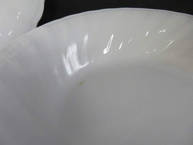 N①17 スープ皿 10枚 白い皿 カレー皿 大皿 シンプル ホワイト 洋食器 プレート 直径約23cm 深さ約4cm 美品 保管品の画像8