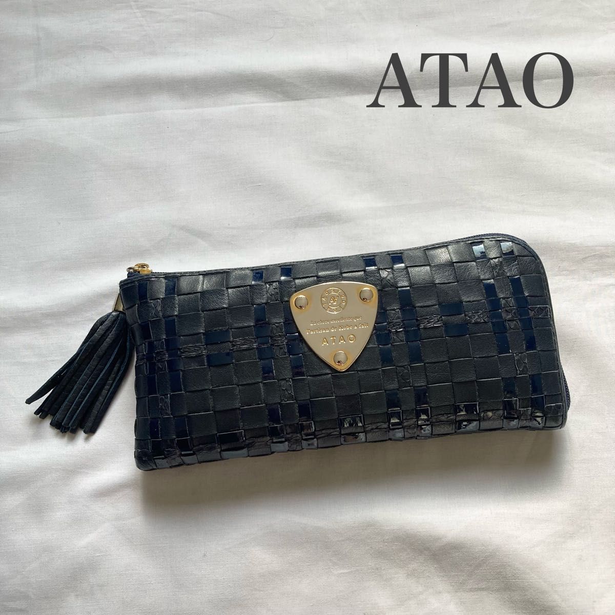 セール! 新品未使用atao アタオ limo(リモ)ルーク パイソン ネイビー セール! 新品未使用atao アタオ limo(リモ)ルーク パイソン ネイビー