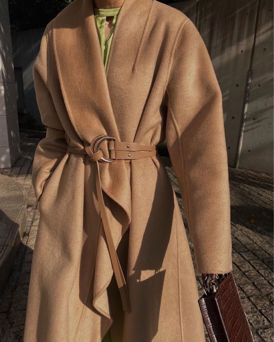レビュー投稿で選べる特典 AMERI UNDRESSED FRILL COLLAR COAT