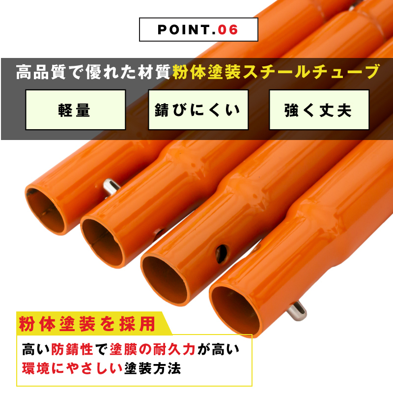 GORIX ゴリックス 自転車 スタンド 5台用 屋外 駐輪スタンド (GX-319S-5) 連結 風に強い 倒れない 自転車スタンド (ブラック) 9