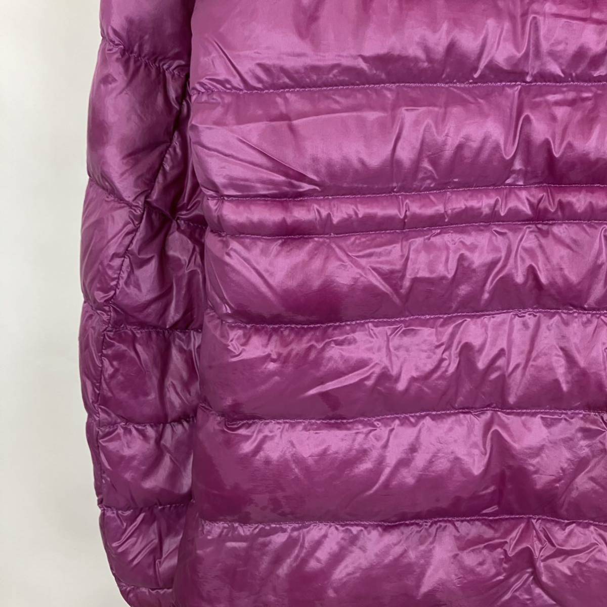 大きいサイズ UNIQLO ユニクロ ウルトラライト ダウン コンパクト ジャケット ピンク XL LL レディース トラベル アウトドア ウェア 防寒_画像6
