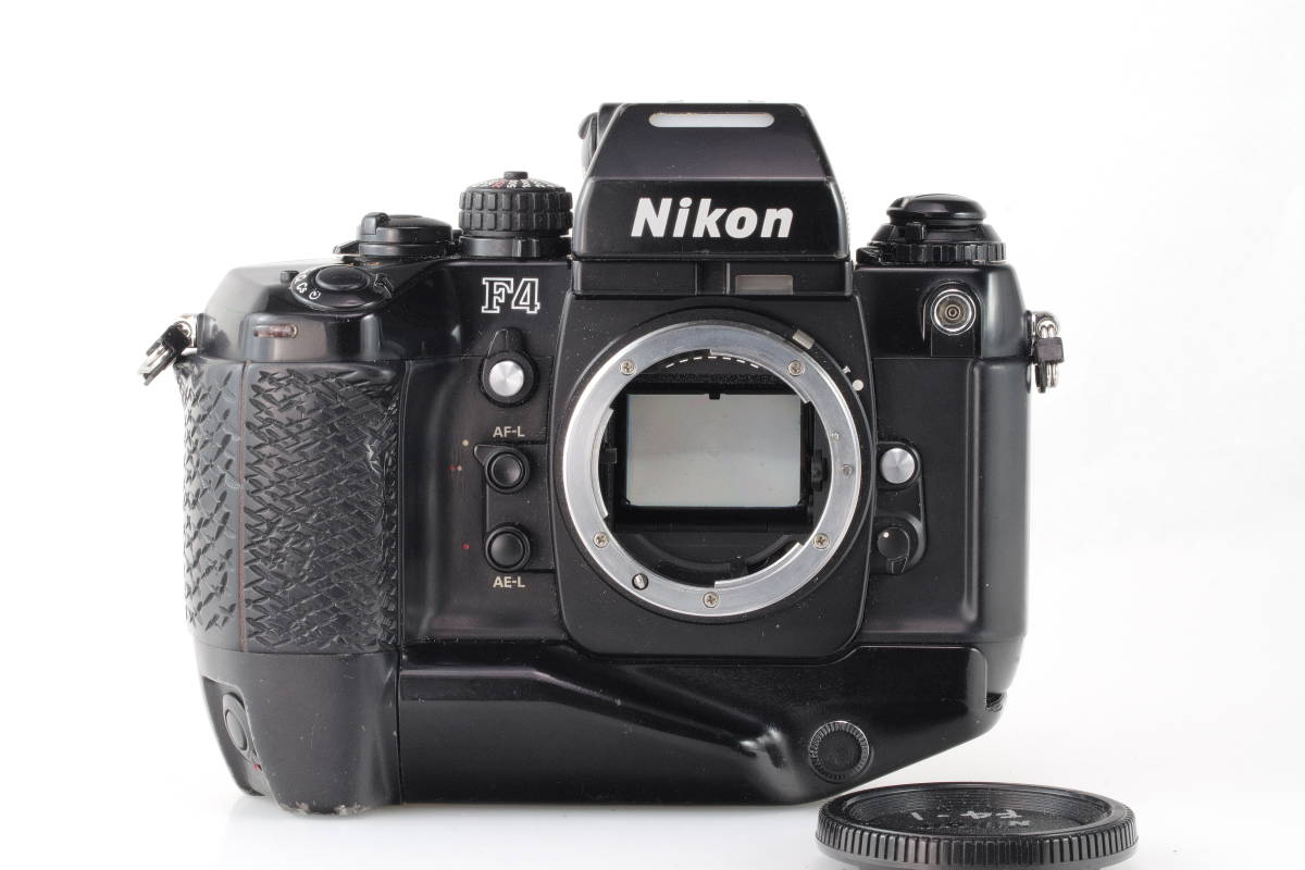 ★実用品★ ニコン フィルムAF一眼レフ NIKON F4S / MB-21キャップ付き #p104