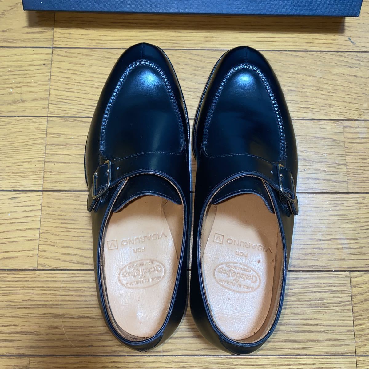 Crockett & Jones LAERENCE BLACK CALF SIZE 6 1/2E クロケット
