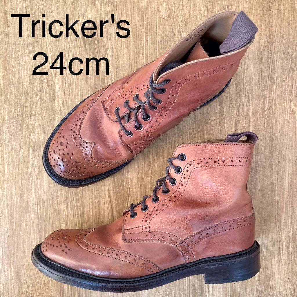 新品最新品 Trickers - トリッカーズ ブラック 革靴 24.0 UK5 中古の