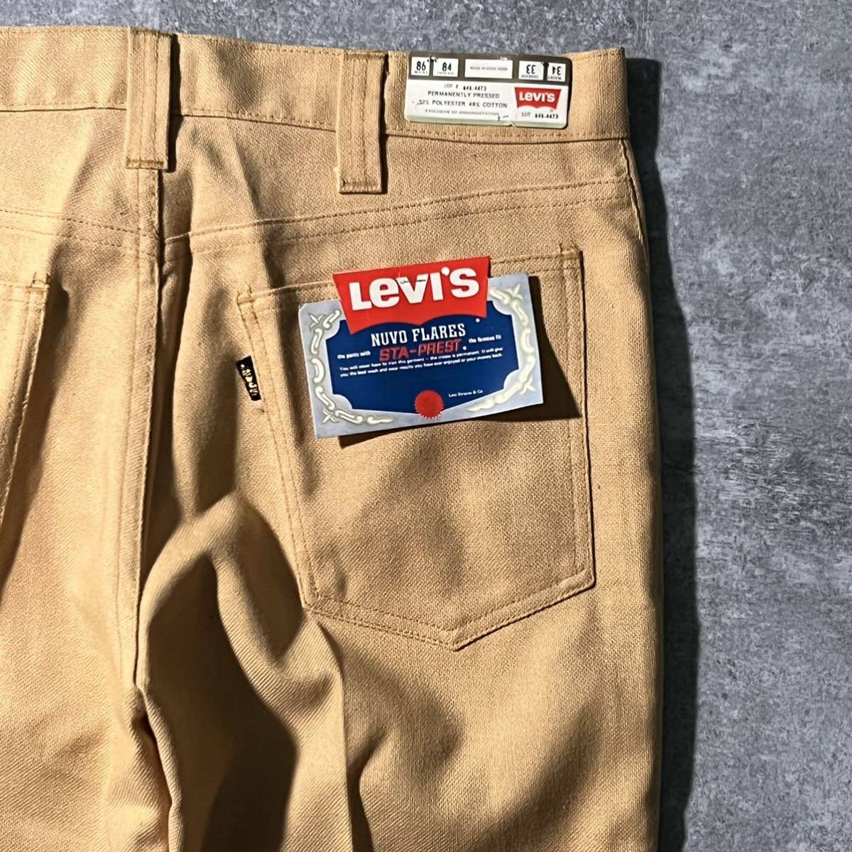 希少 levi's sta-prest dead stock-