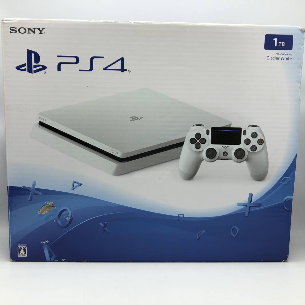 Playstation4 Pro Ps4 Console Glacier White 1tb Cuh-7000bb02