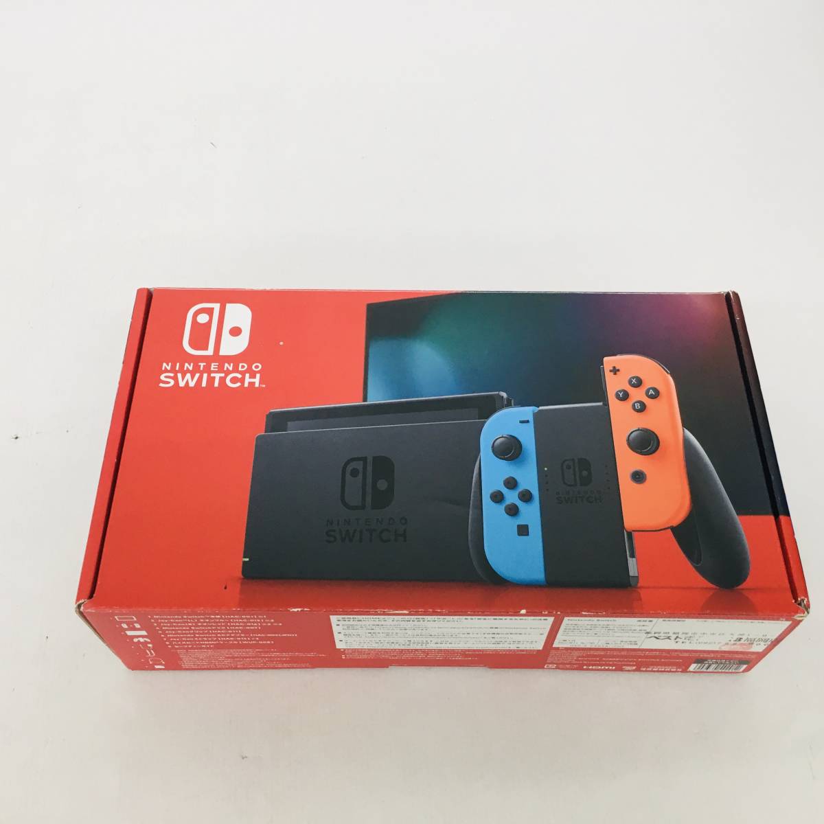 10789)【1円~】 新型Switch本体 JOY-CON(L) ネオンブルー(R) ネオン ...