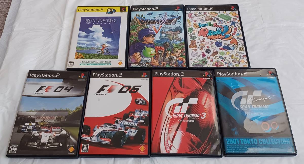 PS2用ソフト　7本セット　動作未確認