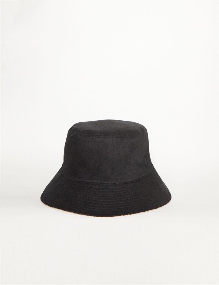 ランデブーRB monogram hat (black)モノグラムハット リバーシブル