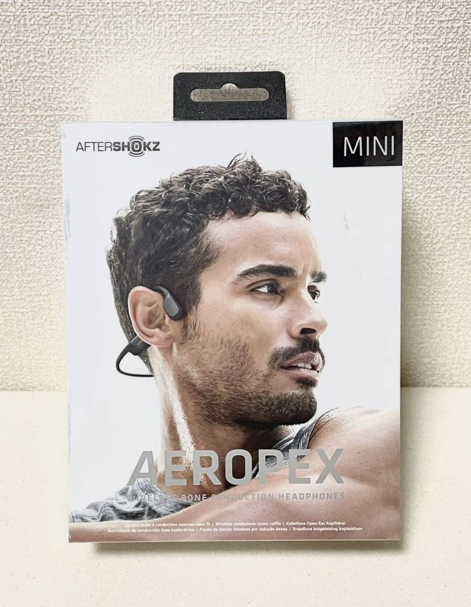 人気急上昇】 新品未開封AFTERSHOKZ AEROPEX グレー 骨伝導ヘッドホン