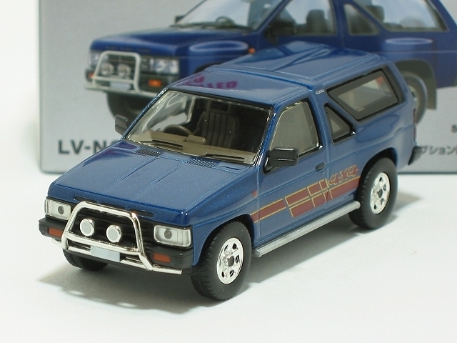  Nissan Terrano R3M( navy blue )LV-N63c[ Tommy Tec company 1/64 minicar ][ Tomica. hour ]