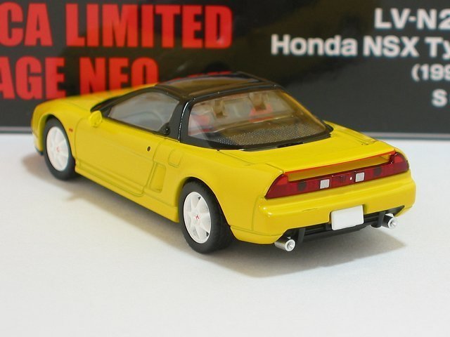 ホンダNSX タイプR（黄色） 95年式 LV-N247a【トミーテック社1/64ミニカー】【トミカの時】_画像2