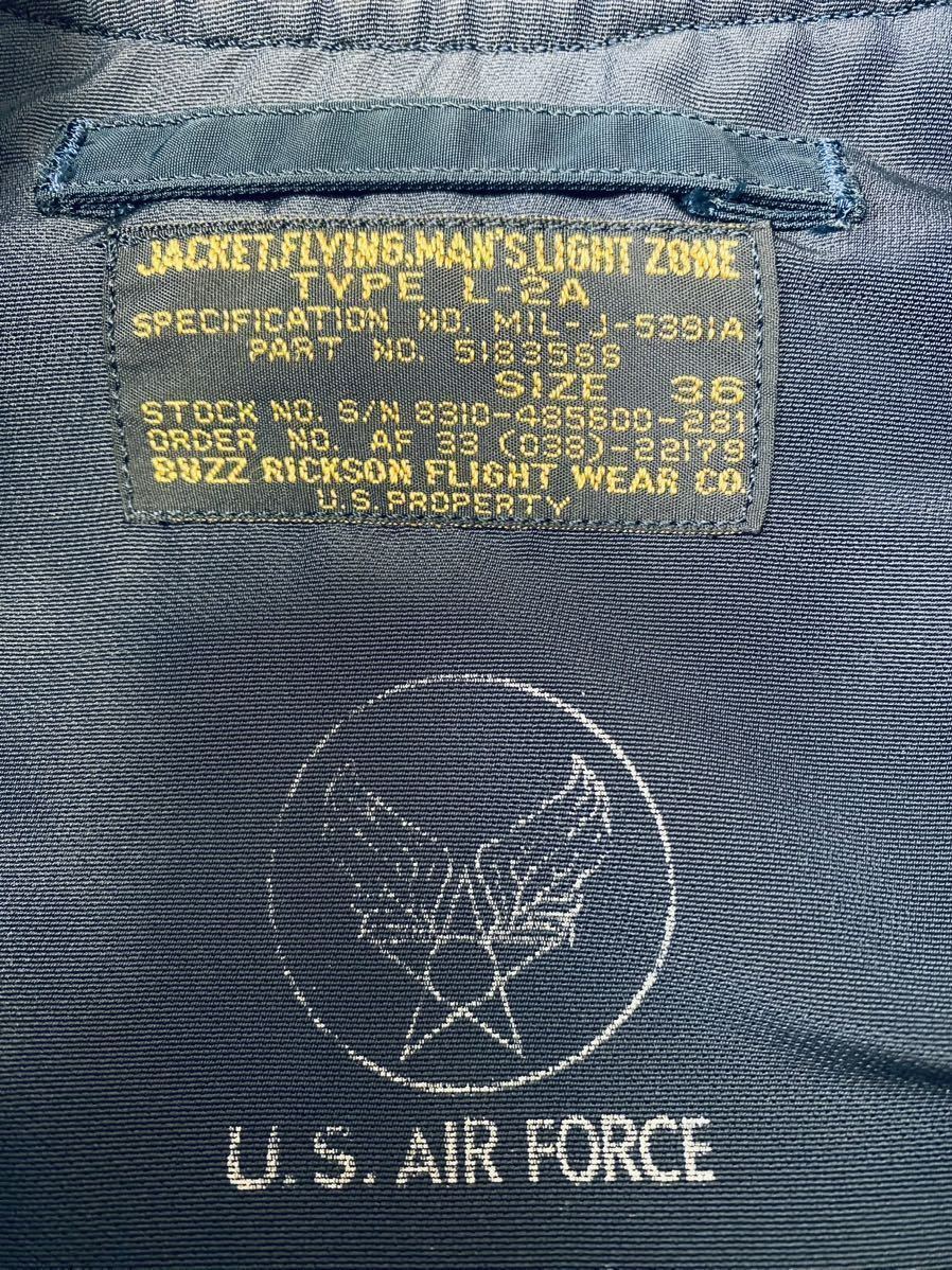 バズリクソン　L-2A M品番 フライトジャケット ジャケット/アウター メンズ 品揃え豊富で