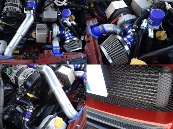 「86 2.0 GT BLITZターボKIT オイルクーラー 車高調」の画像2