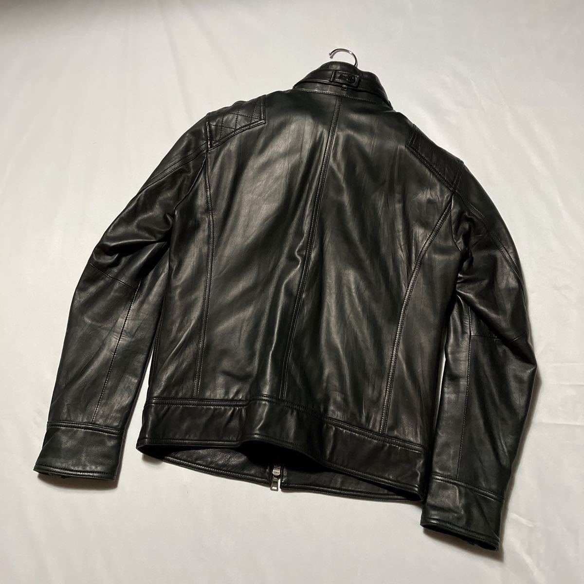初回限定 【美品】バーバリーブラックレーベル Lサイズ 羊革 【極美品