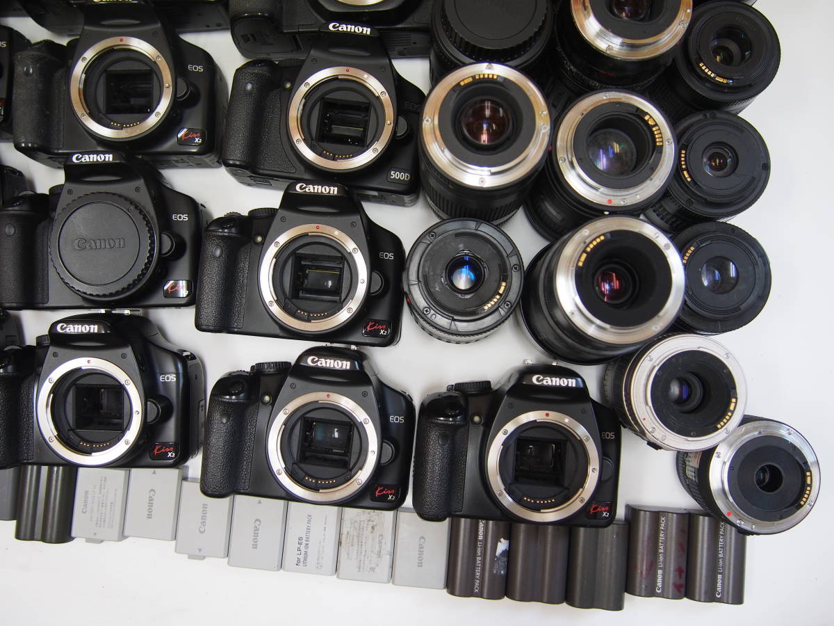 ( M-4 ) デジタル一眼レフカメラ・Canon 25台 ・動作未確認ジャンク扱_画像5