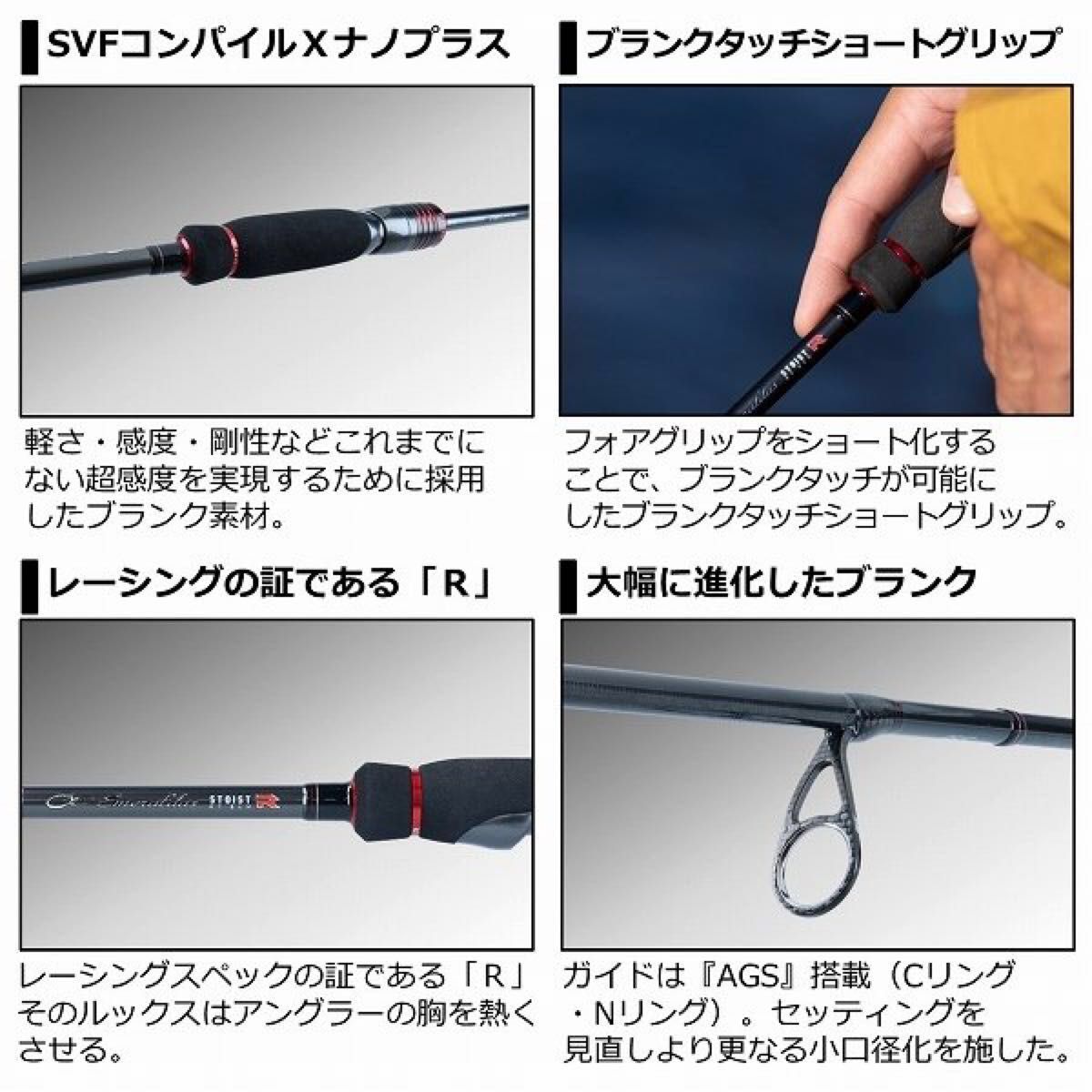 100%新品大人気 ダイワ 21 エメラルダス ストイスト RT (アウトガイド
