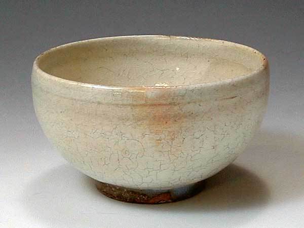 京焼・清水焼　お茶呑茶碗 5客SET　本粉引(ほんこびき)　柳　QYA252　陶器