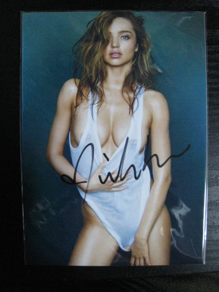 Yahoo!オークション - H 2L判 ミランダ・カー Miranda Kerr 直筆 Yahoo!オークション - H 2L判 ミランダ・カー Miranda Kerr 直筆