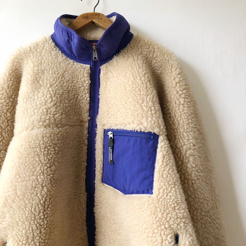 新入荷 ナチュラル CARDIGAN PILE RETRO CLASSIC Patagonia 00年 超美
