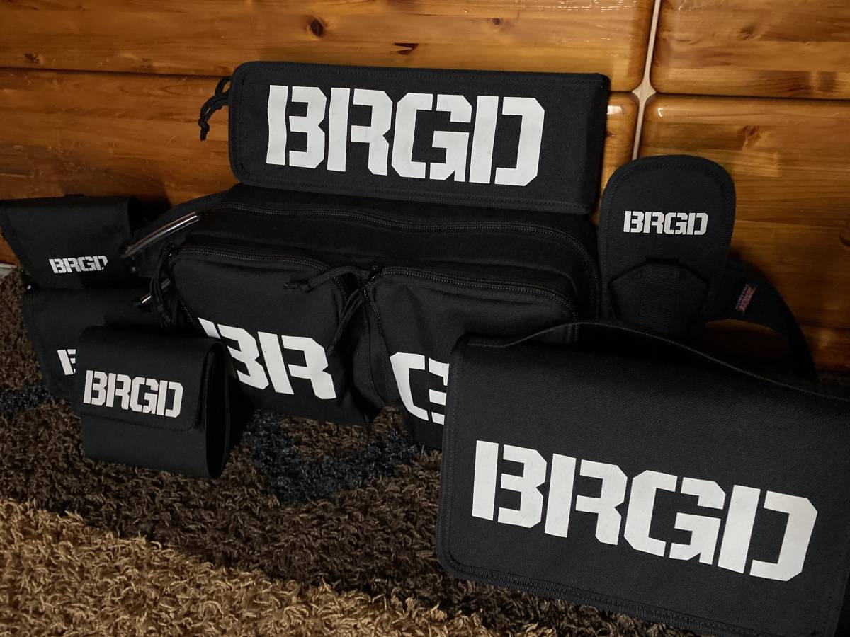 〇超美品〇 バスブリゲード×フルクリップ カスタムバッグ BRGD 7セット BASSBRIGADE×FULLCLIP ポーチ 〇 _画像2