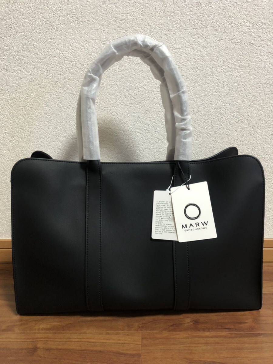 22年購入MARWUNITEDARROWS MARW UNITED ARROWSワイド トートバッグ未使用品
