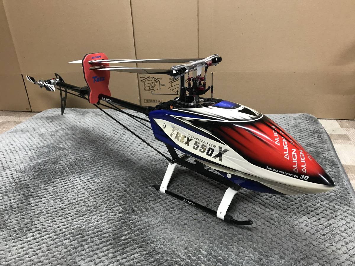いずら ヤフオク! - ALIGN アライン T-REX550X 機体 モーター サーボ