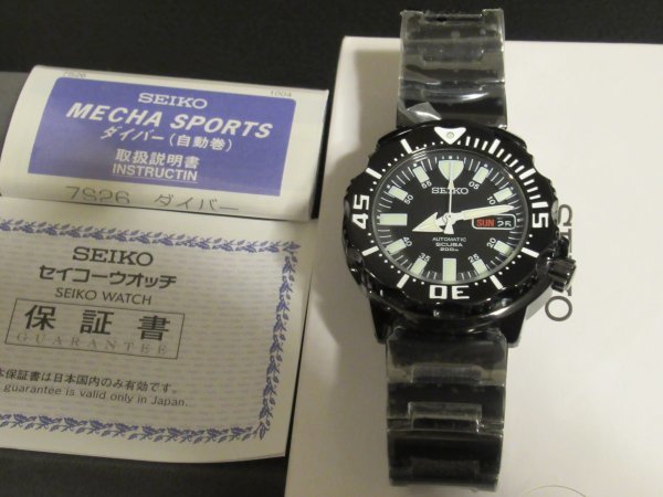 SEIKO セイコー 7S26 03G0 ブラック ナイトモンスター 時計 腕時計