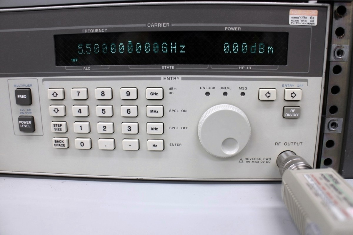 正常動作品】Anritsu MA4601A 100KHz-5.5GHz パワーセンサ | www