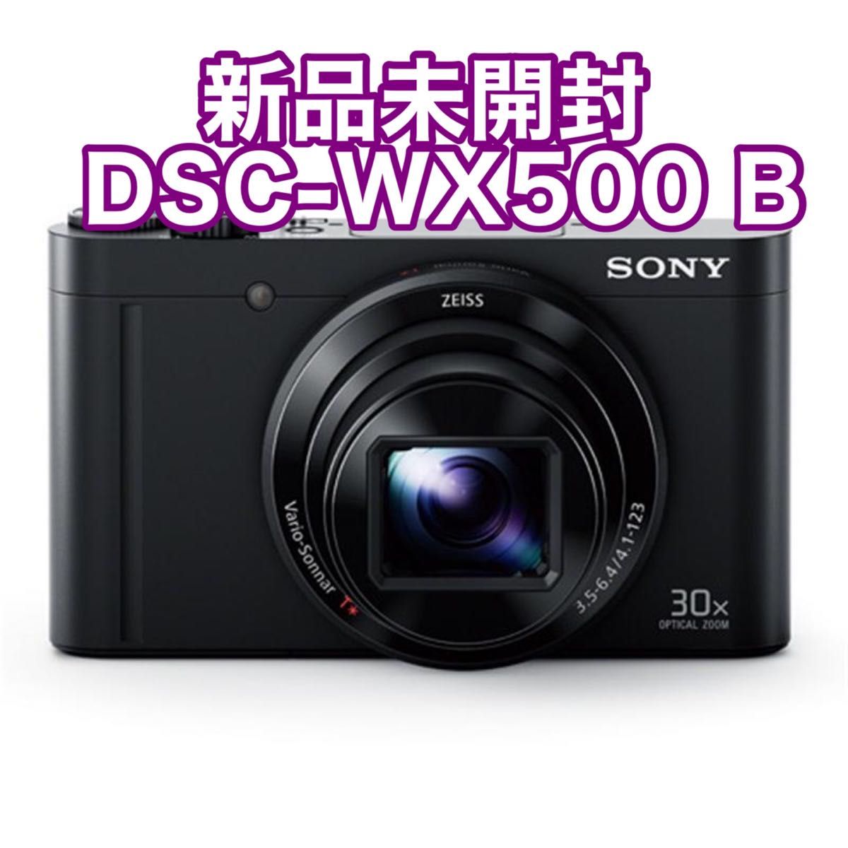 送料無料/新品】 SONY Cyber-Shot DSC-WX500 ブラック 難有品