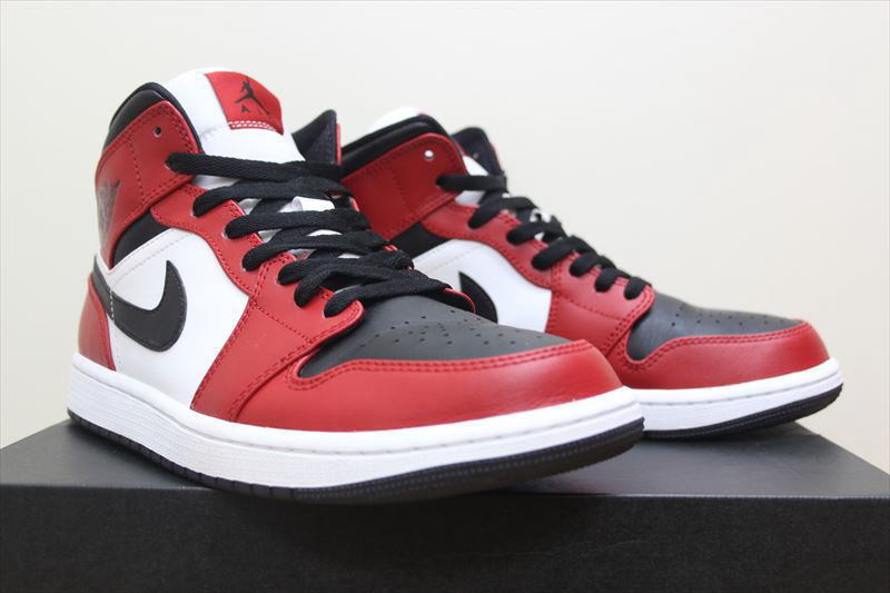 ヤフオク! - 中古 NIKE AIR JORDAN 1 MID CHICAGO BLACK TOE