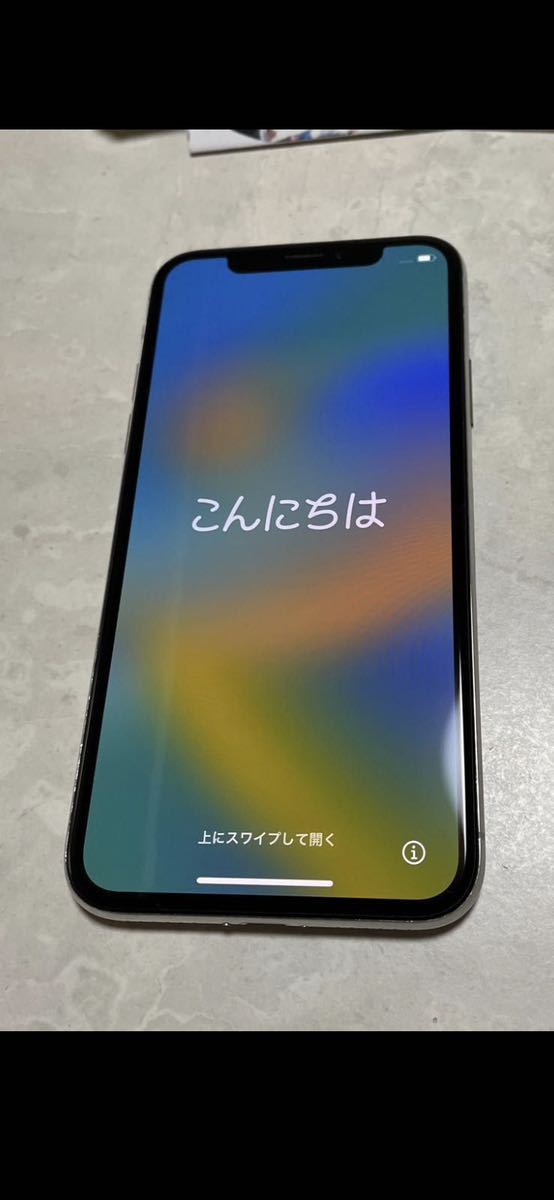 iPhone X Silver 256 GB（iPhone10）SIMフリー_画像1