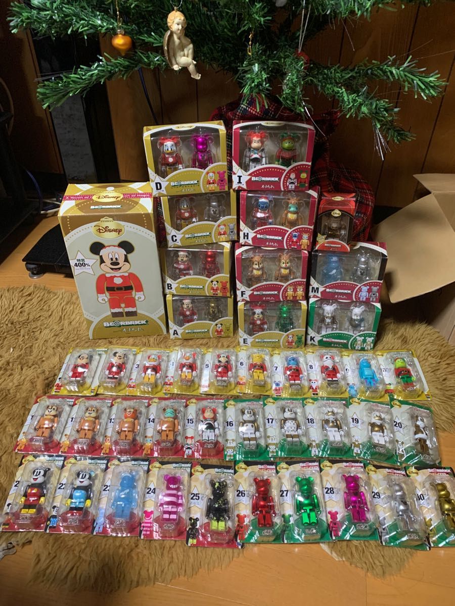 クリスマスくじディズニーオーナメント400 セット ベアブリック フィギュア Be Rbrick 一番くじ オーナメント Johnson Litigation Com