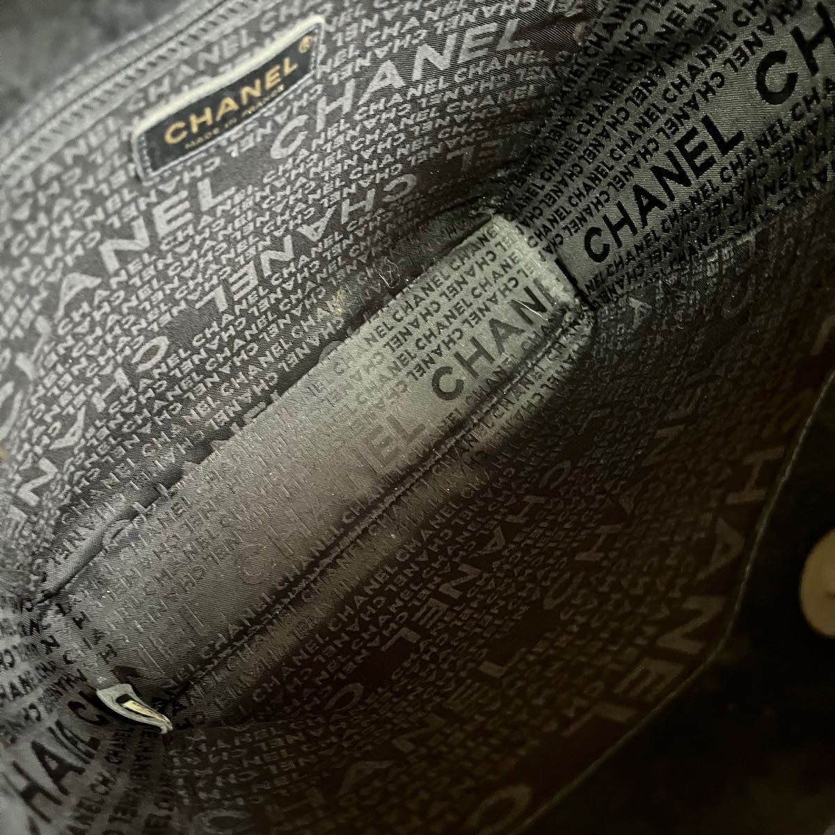 美品 正規品 CHANEL☆大人気のアイコンライン ハンドバッグ☆ブラック ...