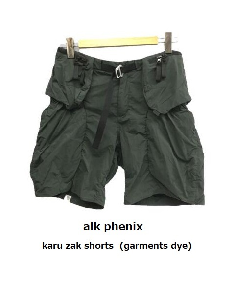定番正規店 TK 新品近 フェニックス alkphenix KARU ZAK SHORTS 後染め ...