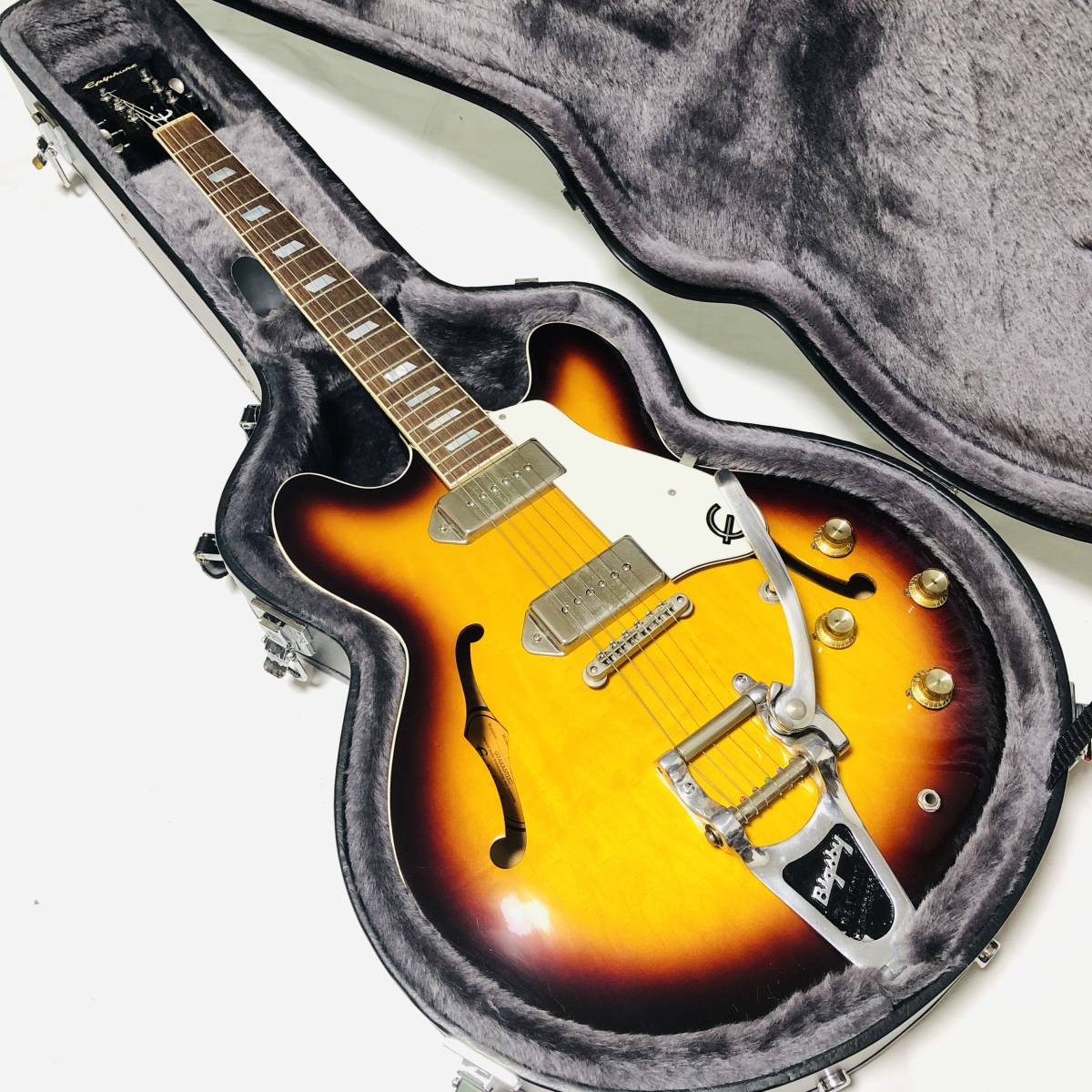 Yahoo!オークション - Epiphone Casino Bigsby 1996年製 Japan Yahoo!オークション - Epiphone Casino Bigsby 1996年製 Japan