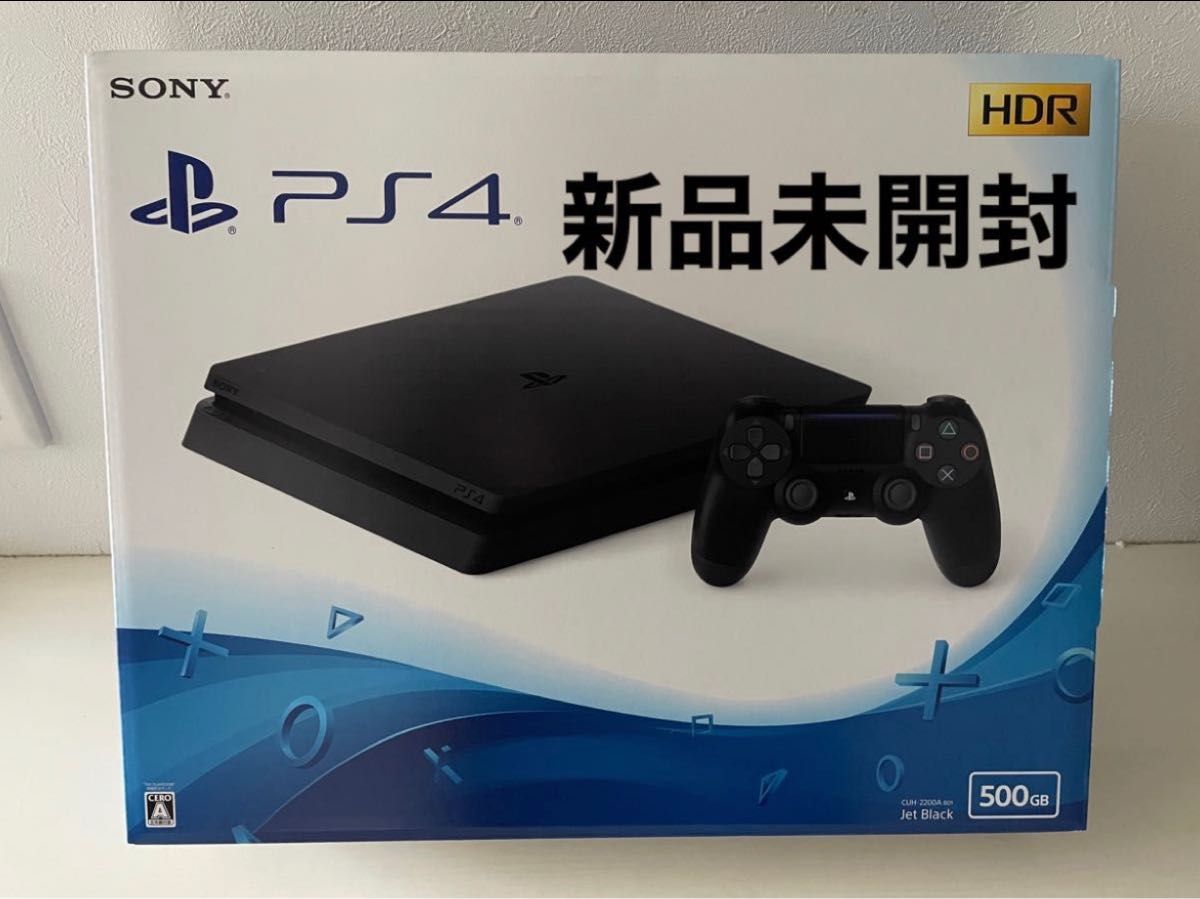 PS4 ジェット・ブラック CUH-2200AB01 PS4本体 新品未開封｜PayPayフリマ