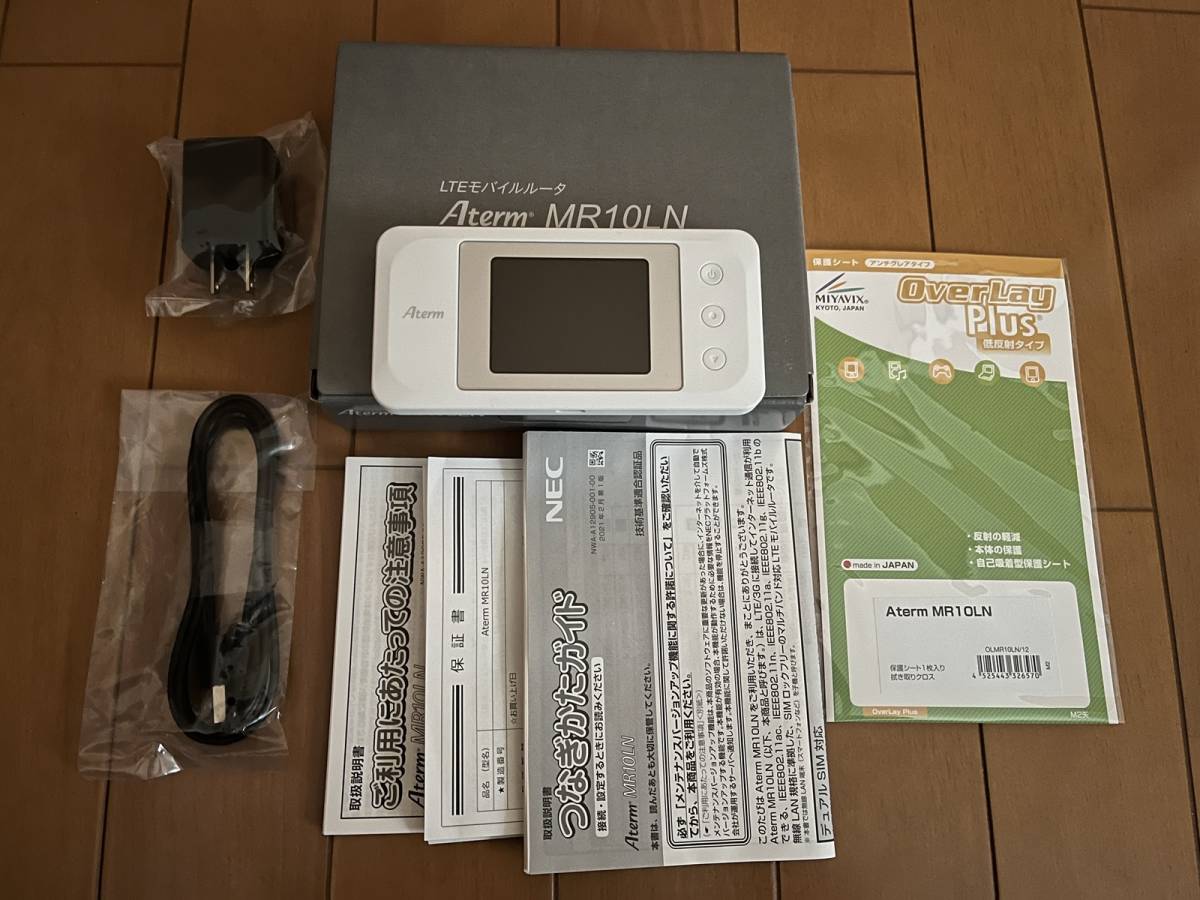 ヤフオク! - NEC Aterm MR10LN モバイルルーター LTE...